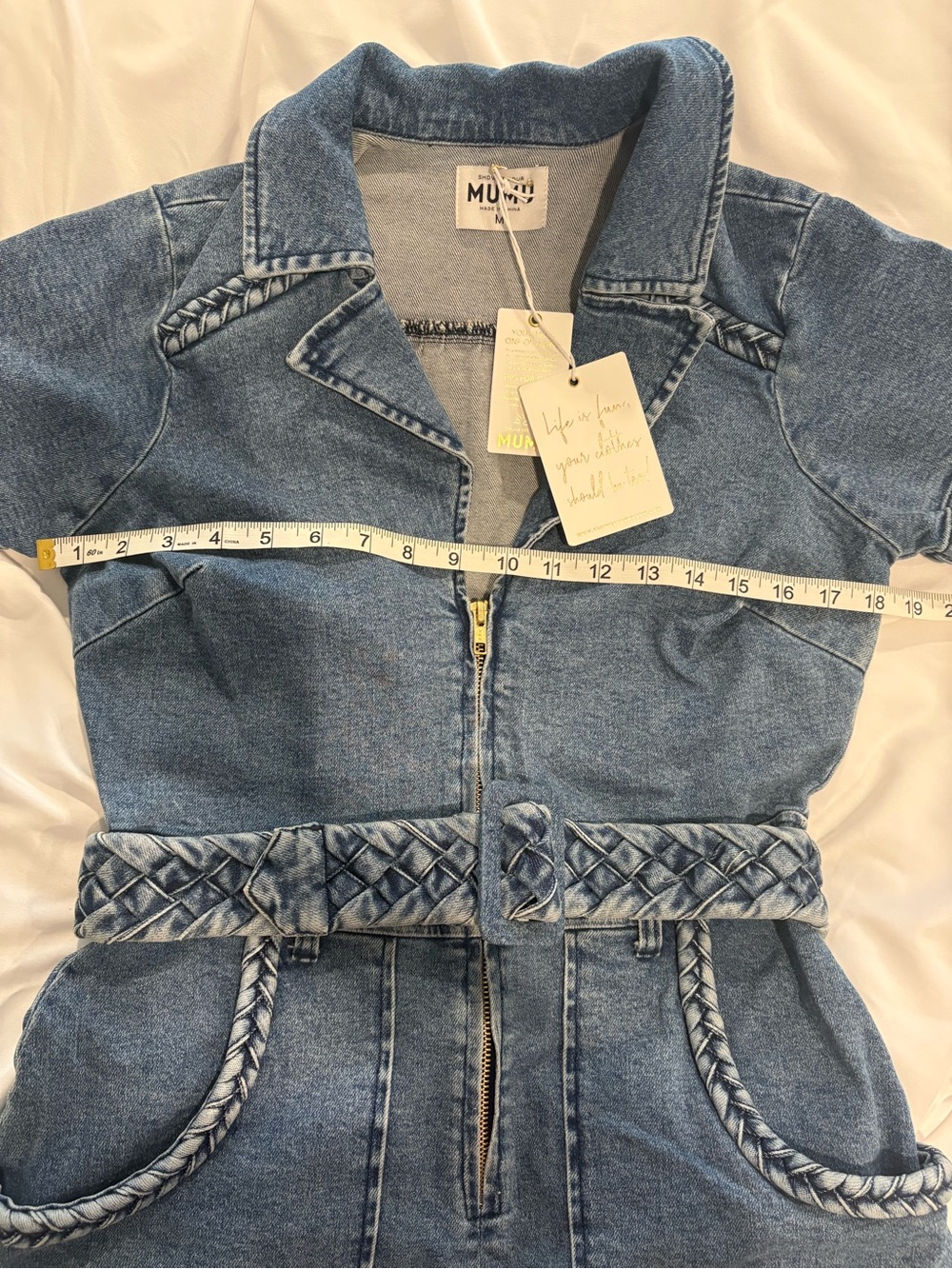 SALE TODAY! NWT! Show Me Your MuMu Outlaw Zip Dress - Picture 10 of 11